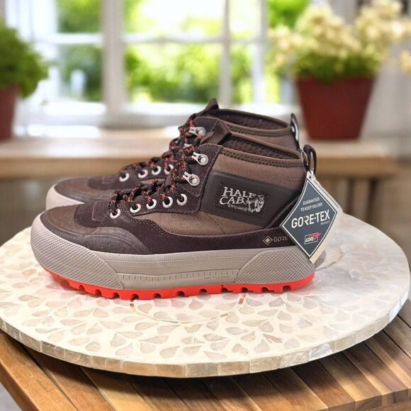 Vans MTE Half Cab GORE-TEX Bitter Chocolate Brown Men 5.5 / W 7 All-Trac Boots - Picture 2 of 14
